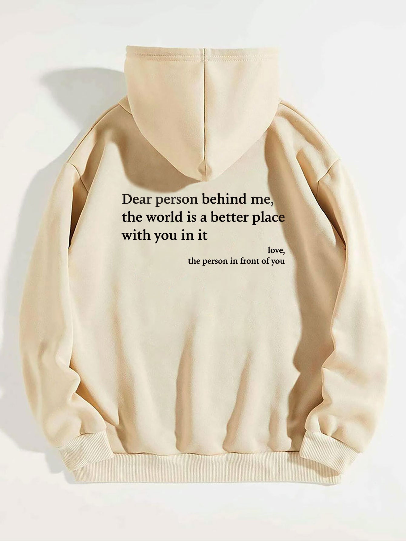 Dear Person Behind Me Hoodie – Wear Your Message, Change Someone’s Day