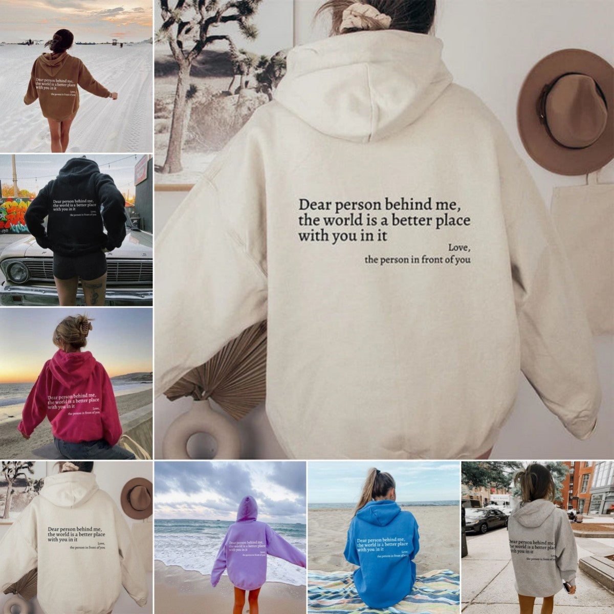 Dear Person Behind Me Hoodie – Wear Your Message, Change Someone’s Day
