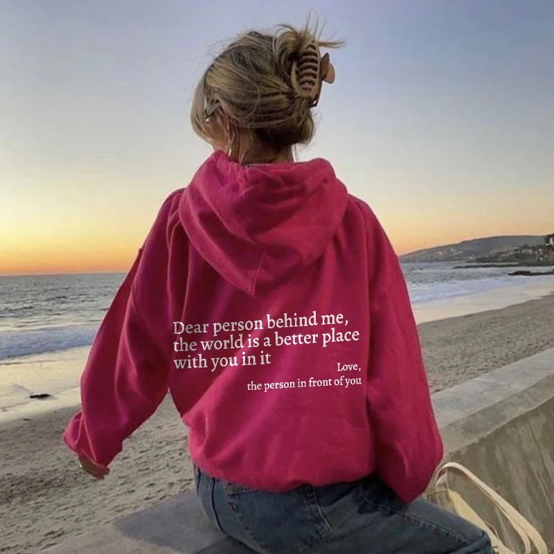 Dear Person Behind Me Hoodie – Wear Your Message, Change Someone’s Day